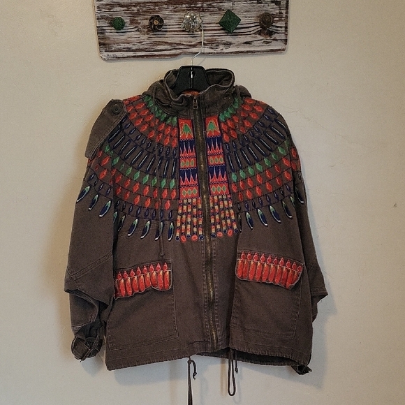Colorful Embroidered Jacket - Picture 1 of 4